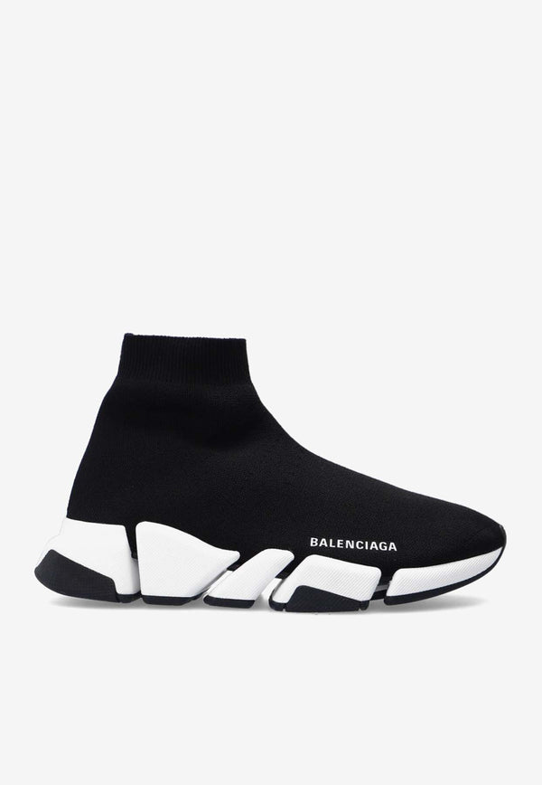 Balenciaga Speed 2.0 Recycled Knit Sock Sneakers 617196 W2DB2-1015