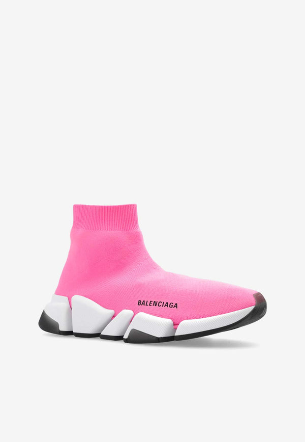 Balenciaga Speed 2.0 Recycled Knit Sock Sneakers 654045 W2DI2-5901
