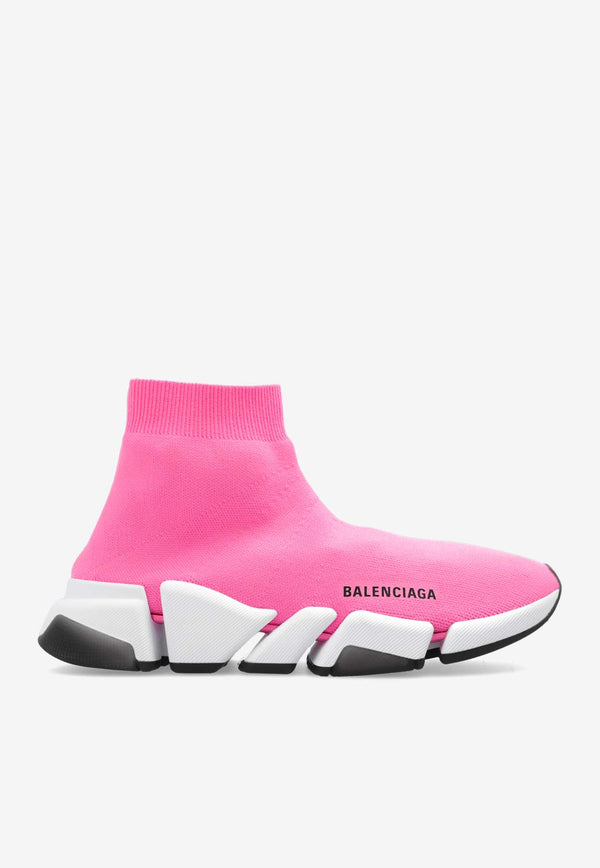 Balenciaga Speed 2.0 Recycled Knit Sock Sneakers 654045 W2DI2-5901