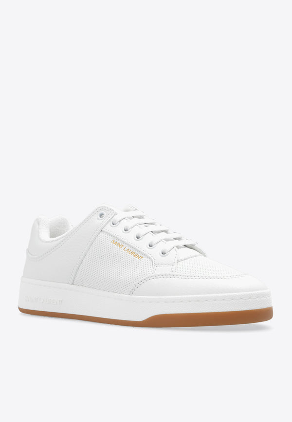 Saint Laurent SL/61 Low-Top Leather Sneakers White 713602 AAB85-9042