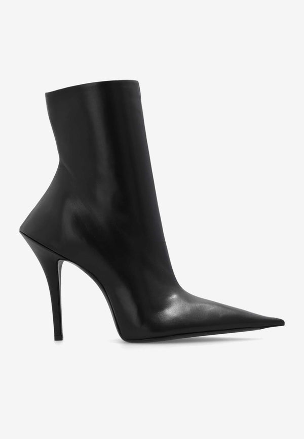 Balenciaga Witch 110 Leather Ankle Boots 747603 WBCW0-1000