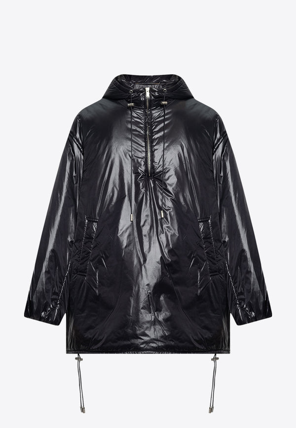 Saint Laurent Cassandre Padded Jacket with Hood Black 758264 Y5F65-1000