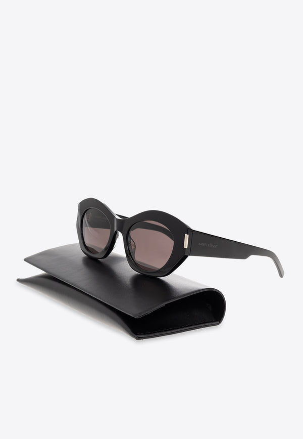 Saint Laurent New Wave Cat-Eye Sunglasses Gray 758468 Y9956-1000