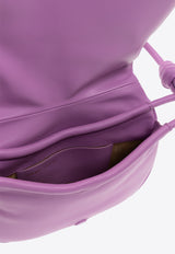 Loewe Paseo Satchel Leather Shoulder Bag Purple A709Q89X01 0-ROCKROSE