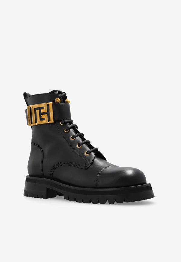 Balmain Romy Leather Ankle Boots BN0TC961 LVIT-0PA
