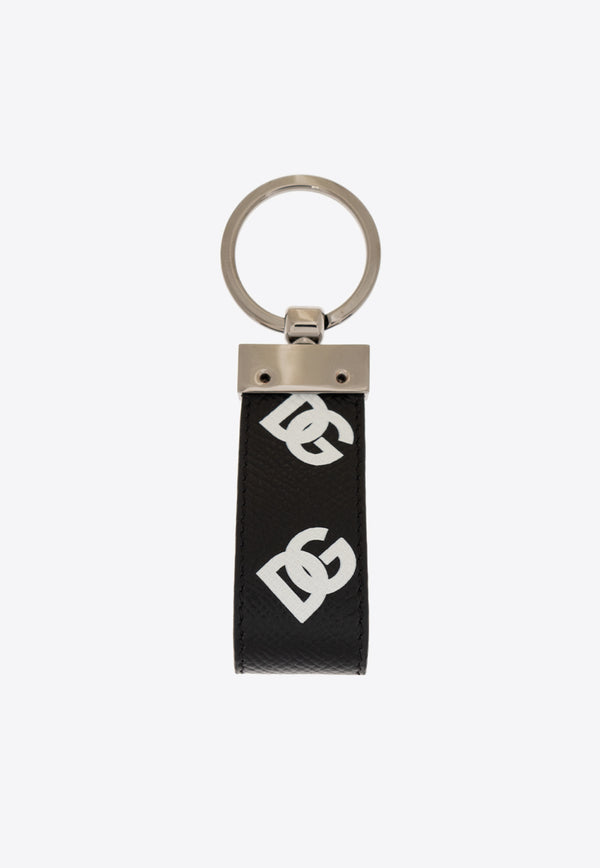 Dolce & Gabbana Logo-Detailed Leather Keyring BP1371 AG256-HNVAA