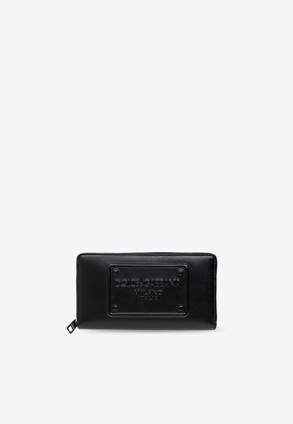 Dolce & Gabbana Logo-Embossed Leather Wallet BP1672 AG218-80999