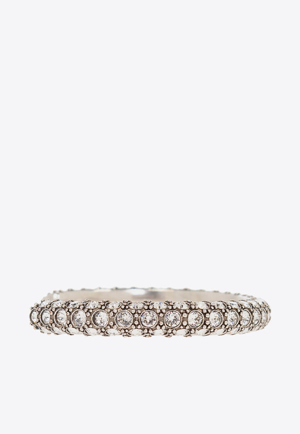 Isabel Marant Crystal Cuff Bracelet Silver BR0076FA A2B27B-TRANSPARENT SILVER