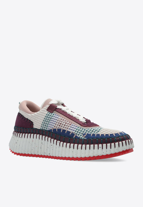Chloé Nama Recycled Low-Top Sneakers Multicolor CHC22S579 Y0-533
