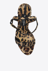 Dolce & Gabbana 105 Leopard Print Sandals CR1575 AO192-HY13M