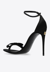 Dolce & Gabbana Keira 105 Leather Bow-Detail Sandals CR1617 A7630-80999
