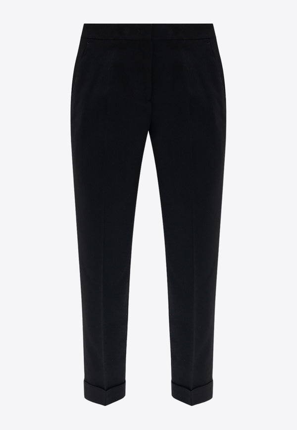 Etro Slim-Leg Tailored Wool Pants Black D19190 483-1