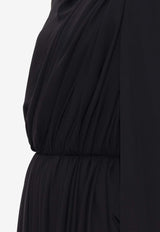Balenciaga All In Draped Asymmetric Dress 768709 TGO08-1000