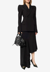 Balenciaga Deconstructed Godet Asymmetric Skirt 768730 TPT03-1000