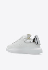 Alexander McQueen Oversized Leather Sneakers White 769116 WIEE3-9071