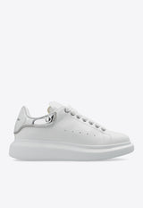 Alexander McQueen Oversized Leather Sneakers White 769116 WIEE3-9071