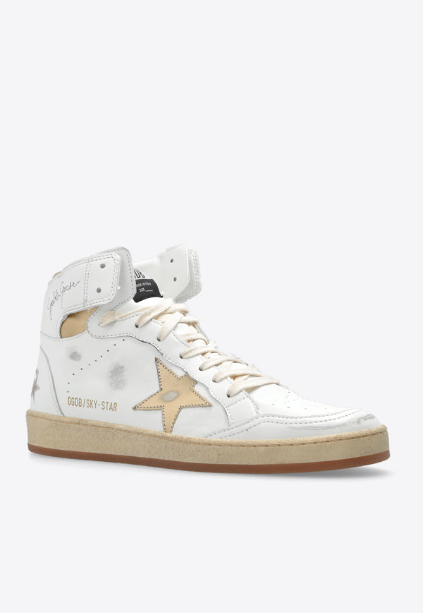 Golden Goose DB Sky-Star High-Top Leather Sneakers GWF00230 F004633-11522