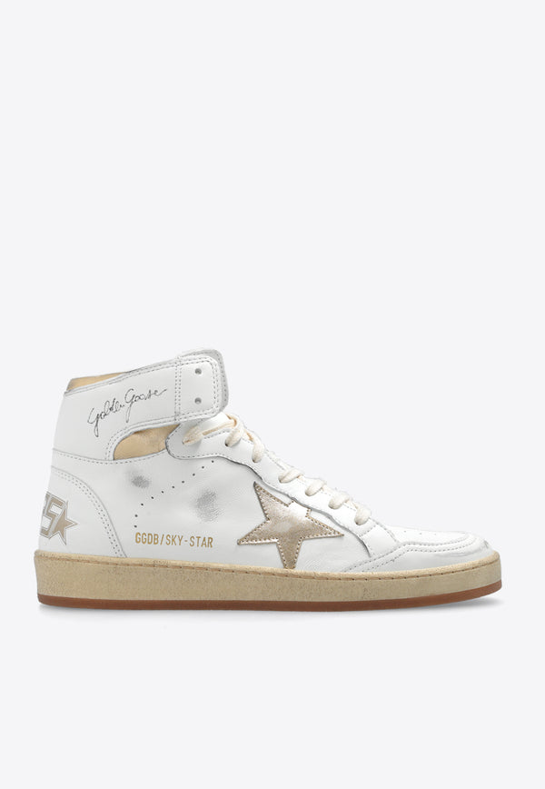 Golden Goose DB Sky-Star High-Top Leather Sneakers GWF00230 F004633-11522