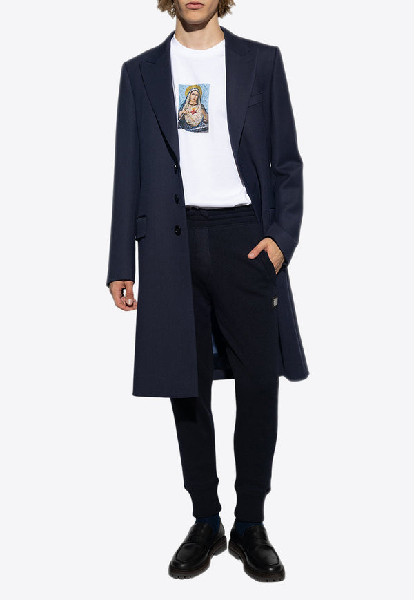 Dolce & Gabbana Logo-Patched Wool-Blend Track Pants GXO34T JEMQ3-B1622