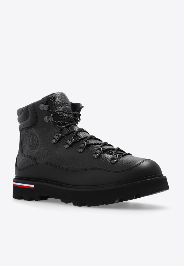 Moncler Peka Trek Leather Boots Black I209A4G00010 M3466-P97