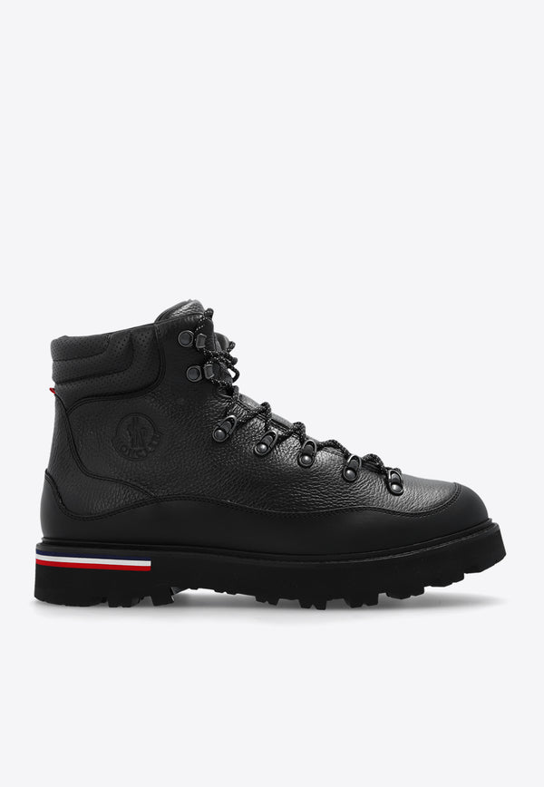 Moncler Peka Trek Leather Boots Black I209A4G00010 M3466-P97