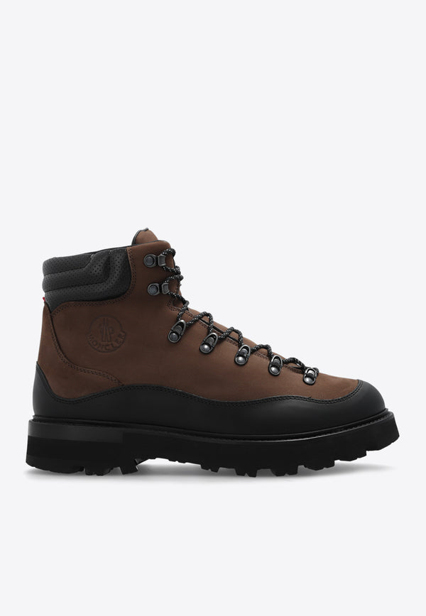 Moncler Peka Trek Leather Boots Brown I209A4G00010 M3672-P99