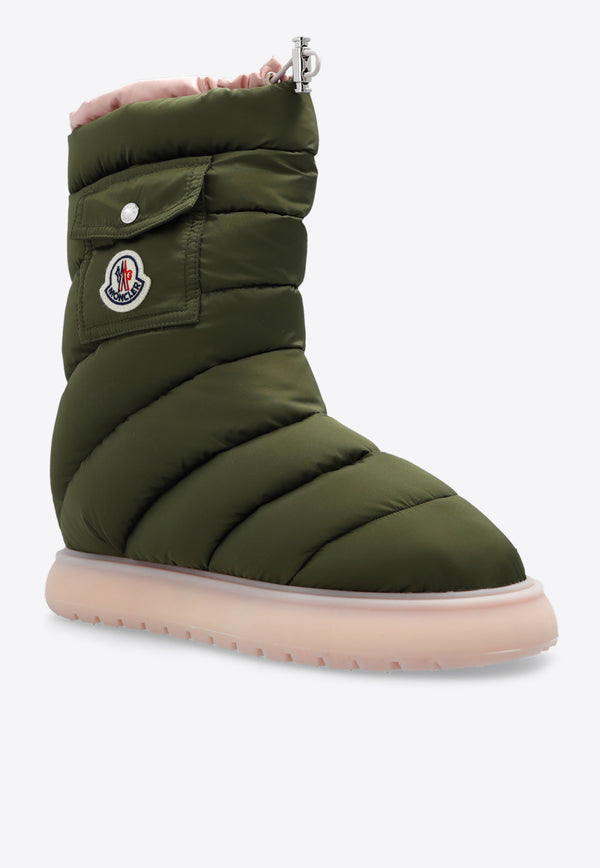 Moncler Gaia Padded Snow Boots I209B4H00070 M3667-825 Green
