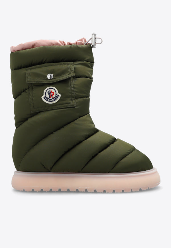 Moncler Gaia Padded Snow Boots I209B4H00070 M3667-825 Green