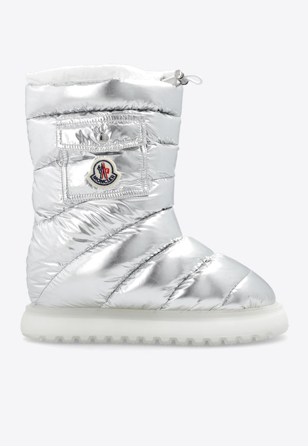 Moncler Gaia Padded Snow Boots I209B4H00070 M3668-M93 Silver