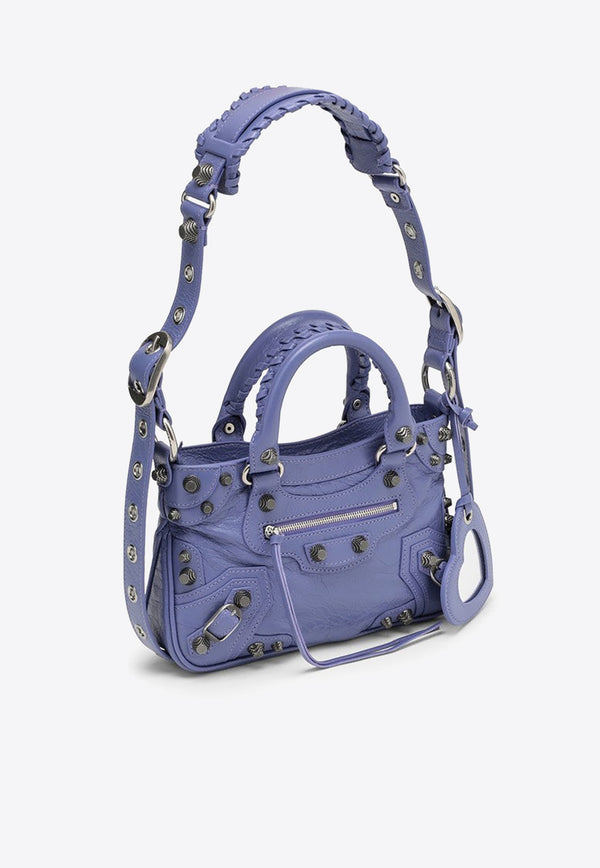 Balenciaga Small Le Cagole Shoulder Bag in Calf Leather Violet 7515231VG9Y/N_BALEN-5407