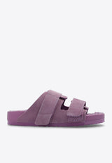 Birkenstock 1774 X Tekla Uji Suede Slides Mauve 1026280 F-MAUVE