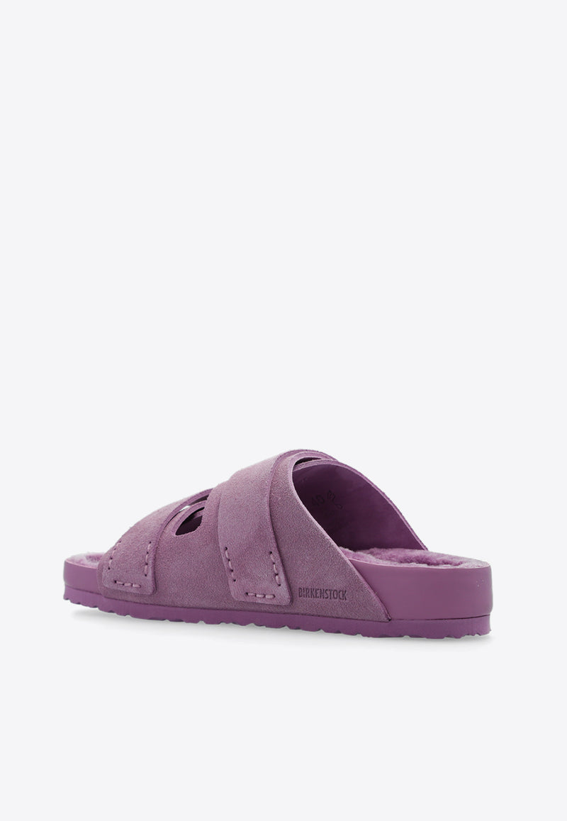 Birkenstock 1774 X Tekla Uji Suede Slides Mauve 1026280 M-MAUVE