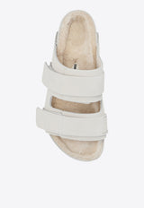 Birkenstock 1774 X Tekla Uji Suede Slides Cream 1026290 F-POWDER