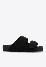 Birkenstock 1774 X Tekla Uji Suede Slides Gray 1026300 F-SLATE