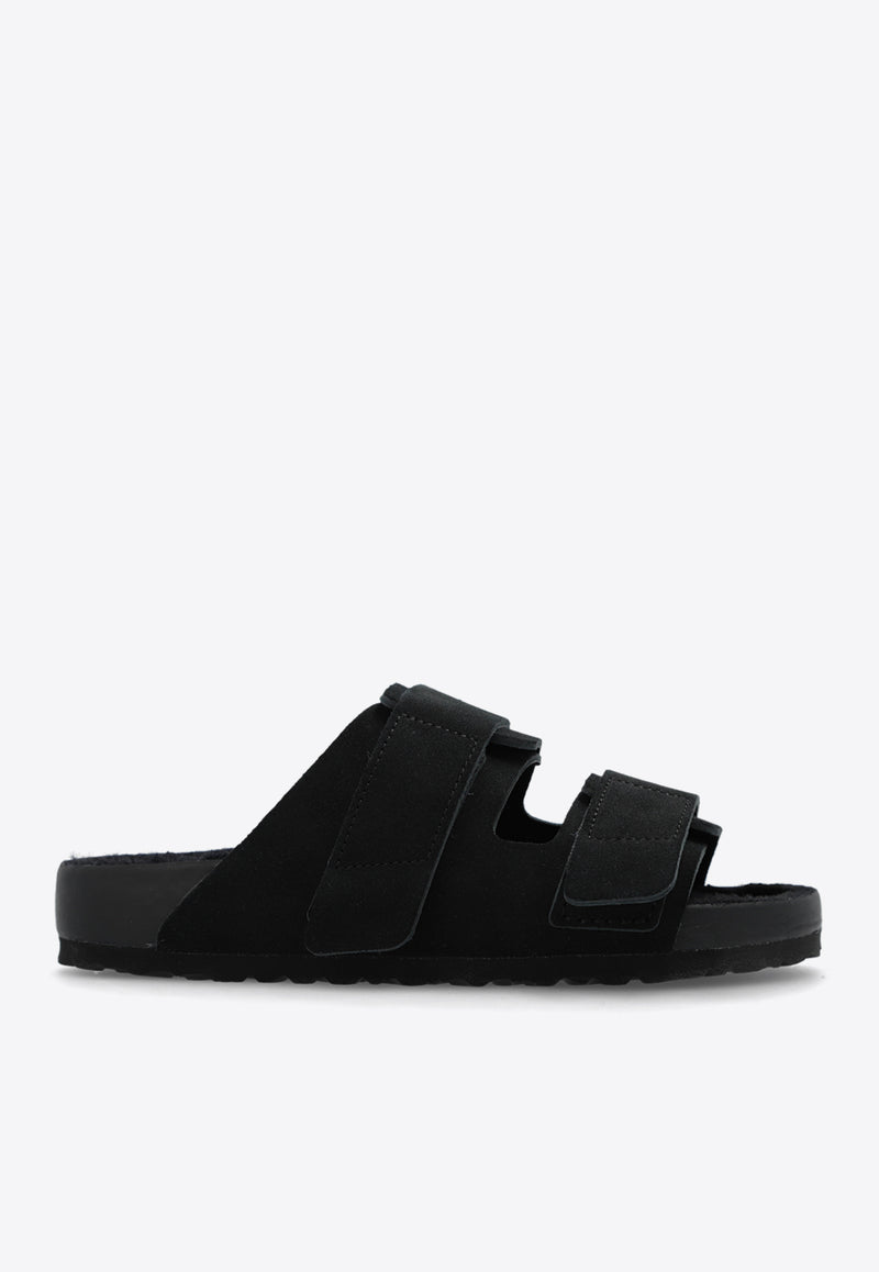 Birkenstock 1774 X Tekla Uji Suede Slides Gray 1026300 M-SLATE