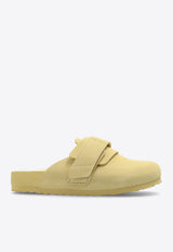 Birkenstock 1774 X Tekla Nagoya Suede Slippers Yellow 1026301 M-STRAW