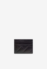 Crush Quilted Leather Cardholder