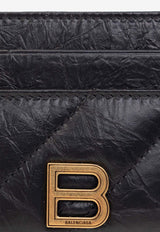 Crush Quilted Leather Cardholder