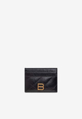 Crush Quilted Leather Cardholder