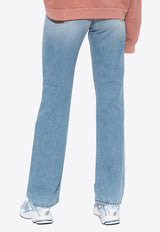 Acne Studios 1977 Distressed Boot-Cut Jeans Blue ACNE STUDIOS 1977 A00396-228-LIGHT BLUE