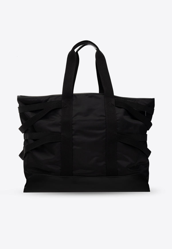Off-White Courrier Nylon Tote Bag Black OMNA192F23 FAB001-1000
