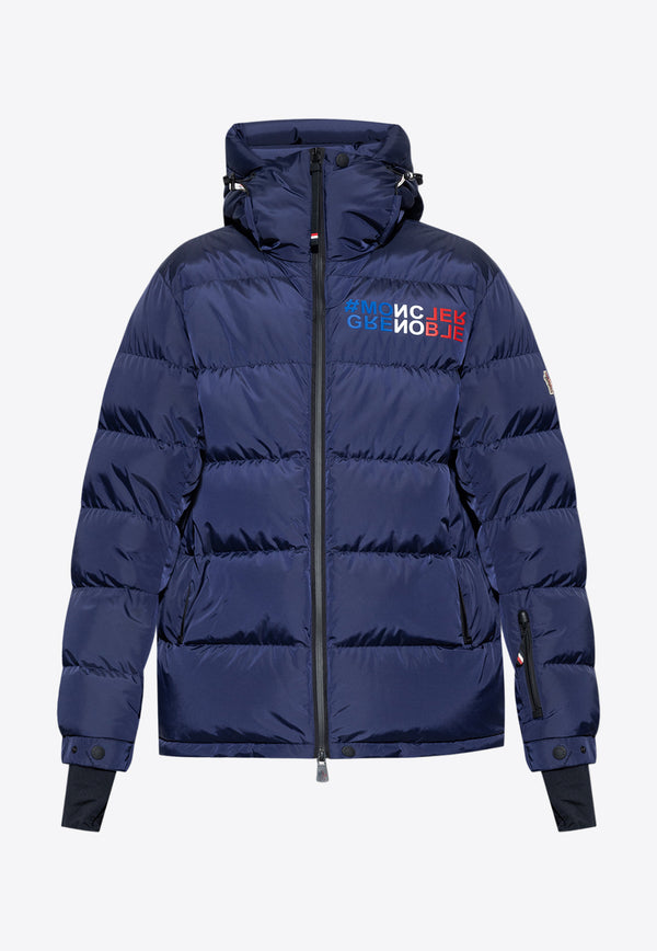 Moncler Grenoble Isorno Short Down Jacket Blue I20971A00015 5399E-764