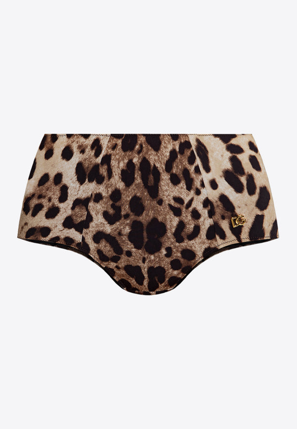 Dolce & Gabbana Leopard Print Bikini Bottom O2A16J ONO11-HY13M