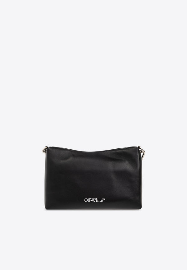 Off-White Block Leather Chain Shoulder Bag Black OWNM045F23 LEA001-1072