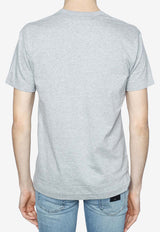 Comme Des Garçons Play Heart Logo Crewneck T-shirt Gray P1T076 0-1