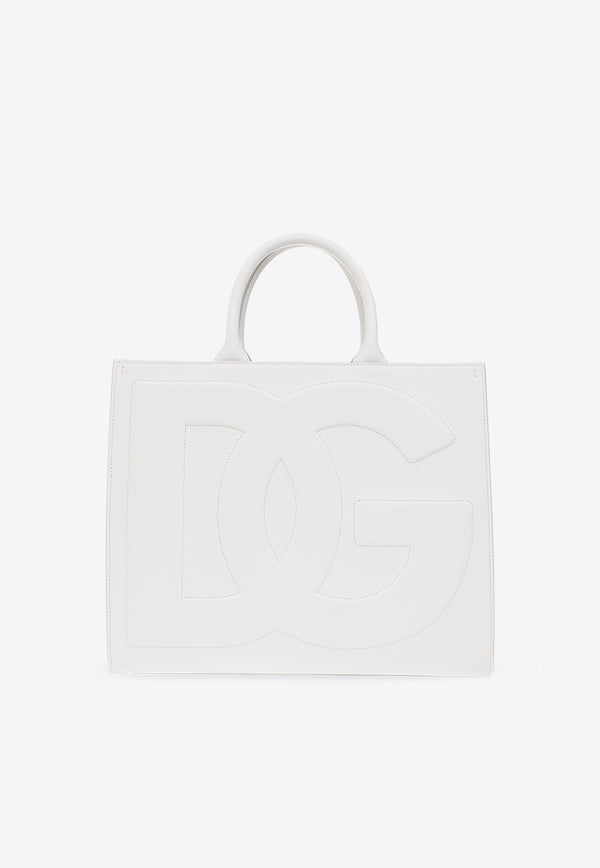 Dolce & Gabbana Logo-Embossed Leather Tote Bag BB7277 AQ269-80002