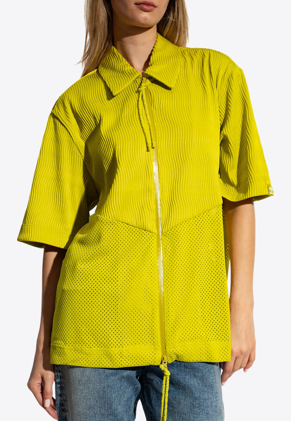 Adidas Originals X Song For The Mute Mesh-Panel Shirt Lime IK8595 0-UNILIM