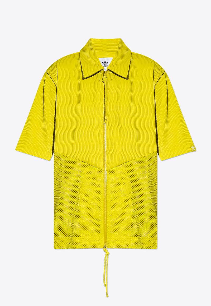 Adidas Originals X Song For The Mute Mesh-Panel Shirt Lime IK8595 0-UNILIM