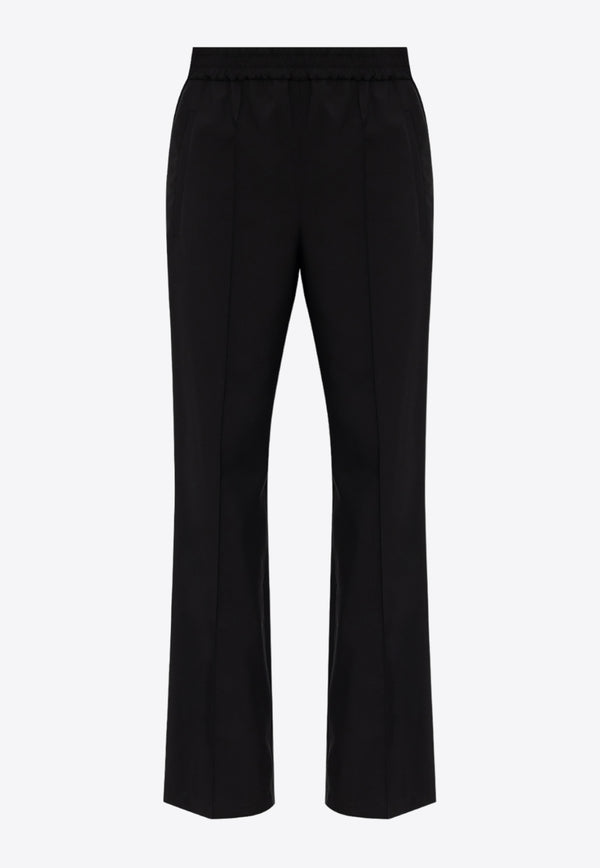 Loewe Straight-Leg Tailored Wool Pants Black S540Y04XFY 0-BLACK