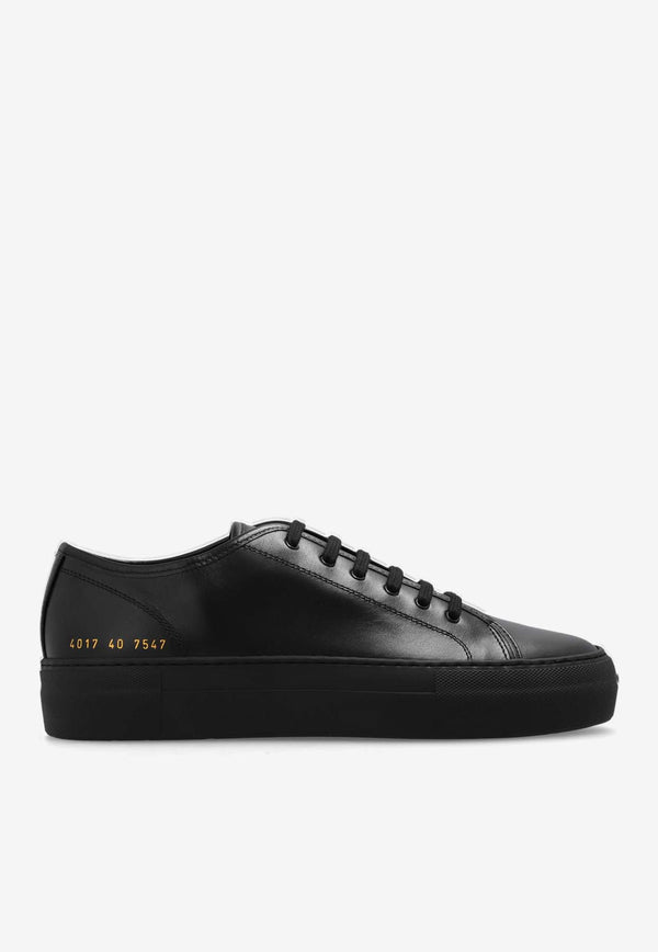 Common Projects Tournament Low Super Leather Sneakers TOURNAMENT LOW SUPER 4017-BLACK 7547